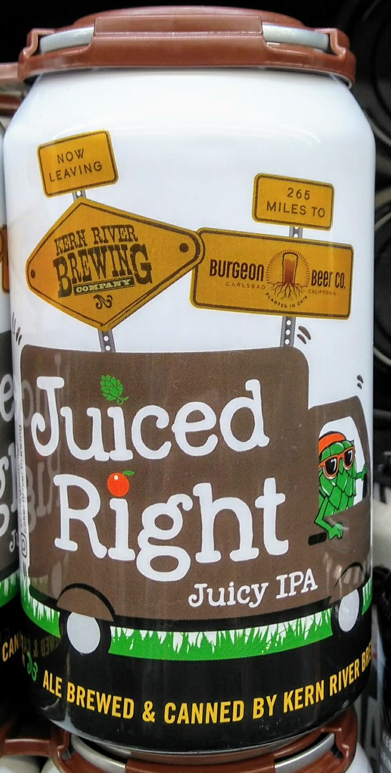 KERN RIVER BREWING JUICED RIGHT JUICY IPA 12oz can