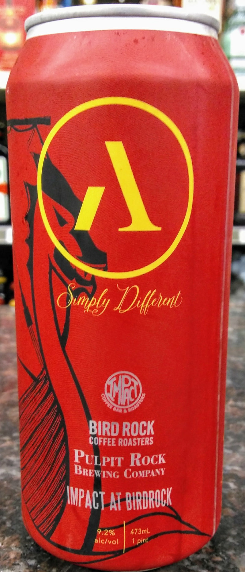ABNORMAL BEER CO. IMPACT AT BIRDROCK IMPERIAL COFFEE STOUT 16oz can