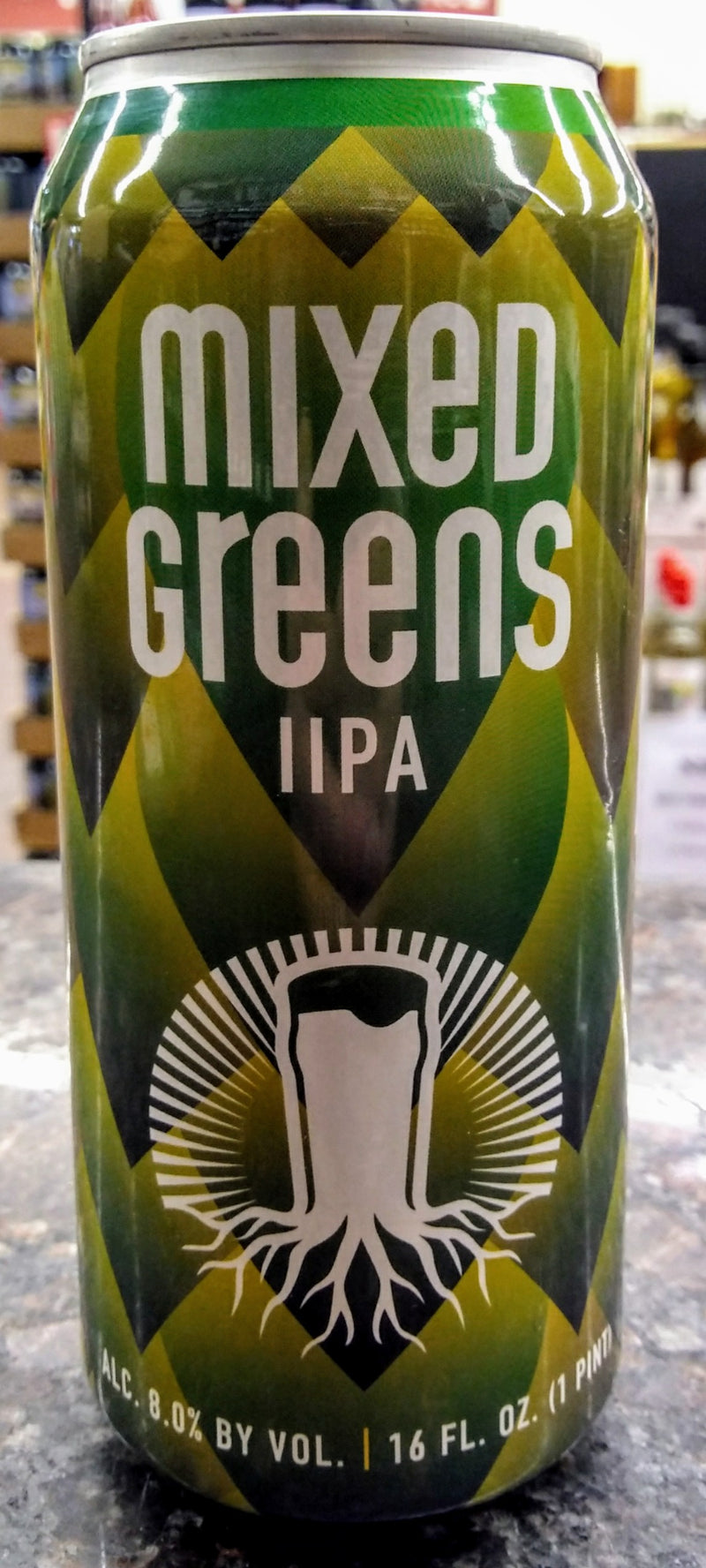 BURGEON BEER CO. MIXED GREENS DOUBLE IPA 16oz can