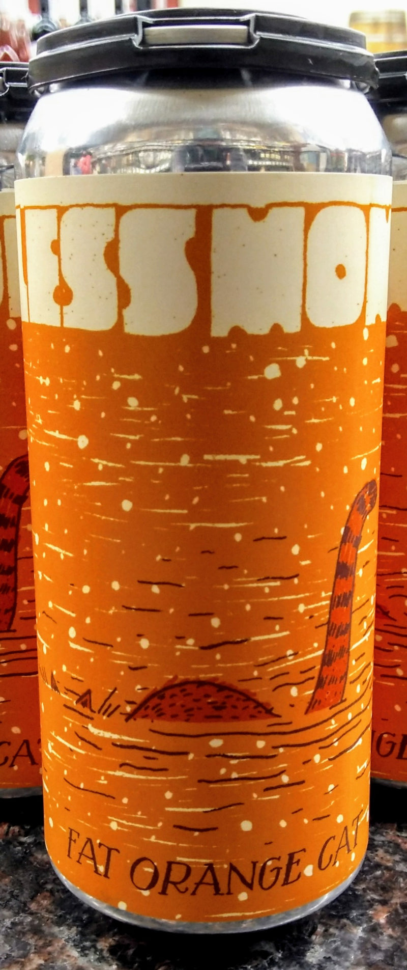 FAT ORANGE CAT BREWING CO. FOCLESS MONSTER NEW ENGLAND IPA 16oz can