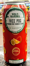 WILD BARREL BREWING CO. VICE POG BERLINER WEISSE SOUR ALE 16oz can