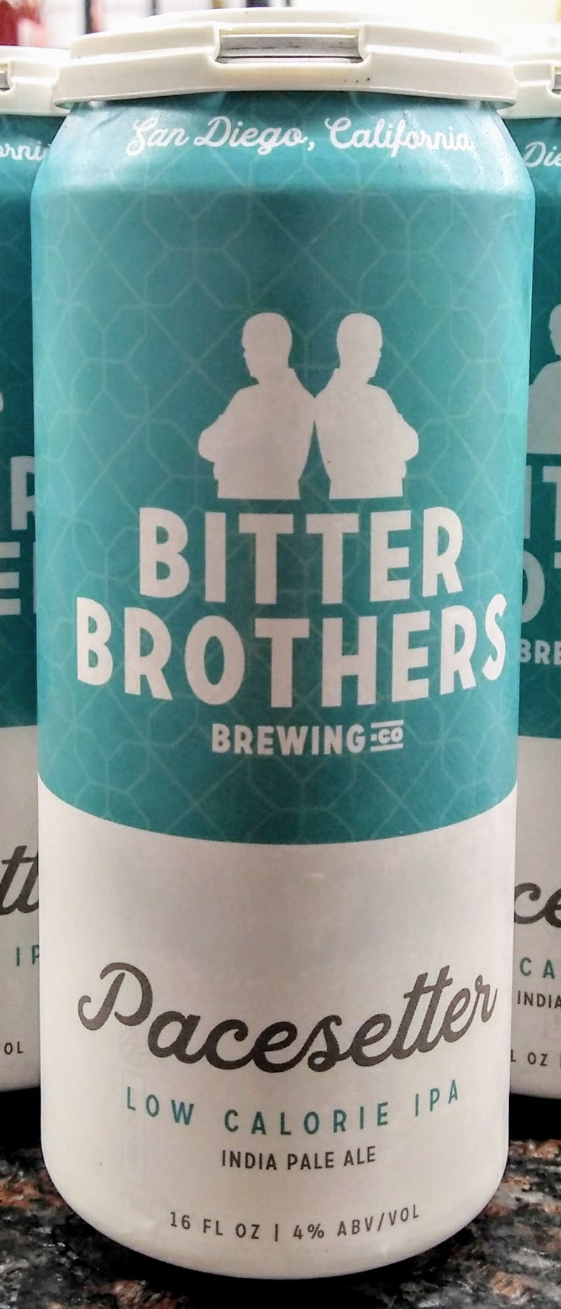 BITTER BROTHERS BREWING CO. PACE SETTER LOW CALORIE IPA 16oz can