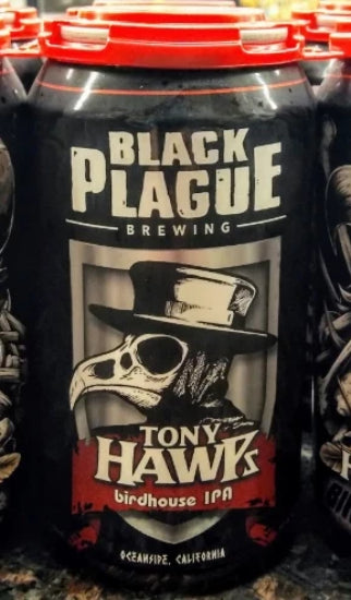 BLACK PLAGUE BREWING TONY HAWK'S BIRDHOUSE IPA 12oz can