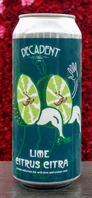 DECADENT ALES LIME CITRUS CITRA DOUBLE IPA 16oz can