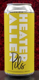 HEATER ALLEN BREWING PILS BOHEMIAN STYLE PALE LAGER 16oz can