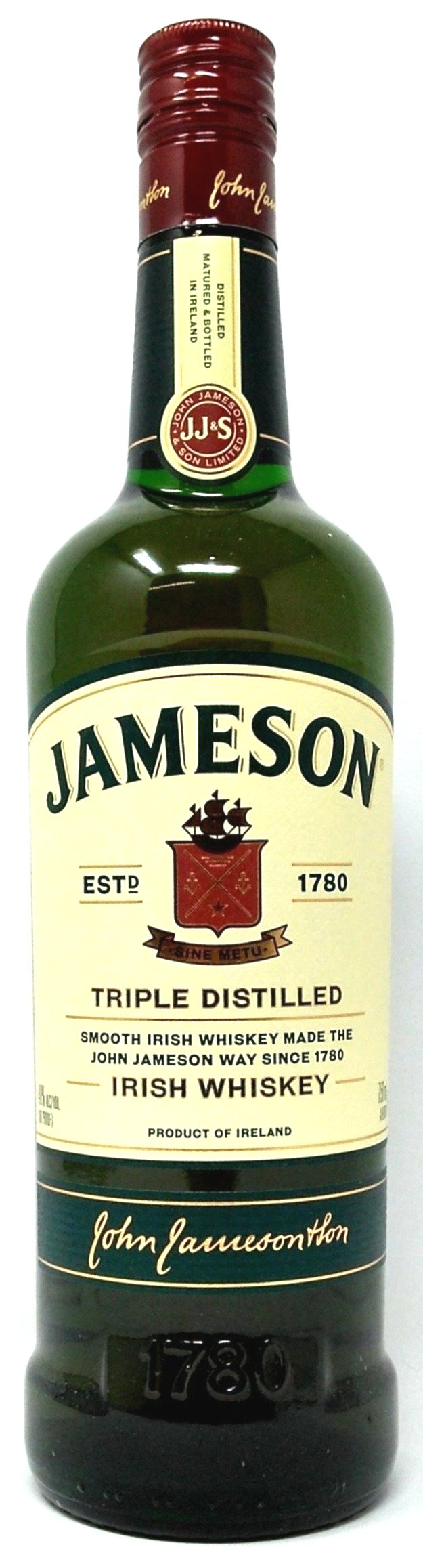 JAMESON ORIGINAL TRIPLE DISTILLED BLENDED IRISH WHISKEY