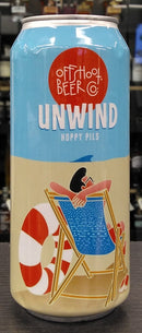 OFFSHOOT BEER CO. UNWIND HOPPY PILS PALE LAGER 16oz can