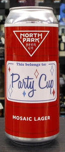 NORTH PARK BEER CO. PARTY CUP MOSAIC LAGER 16oz can