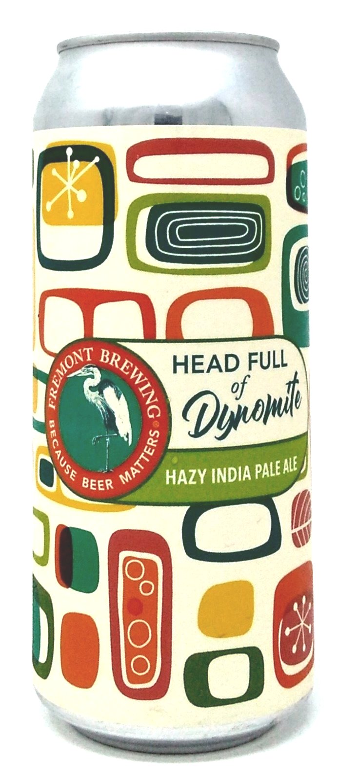 FREMONT BREWING HEAD FULL OF DYNOMITE HAZY IPA 16oz can