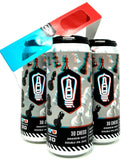 4Pk w/3D GLASSES! by BOTTLE LOGIC BREWING 3D CHESS ANAHEIM HAZY DOUBLE IPA