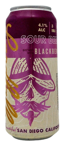 32 NORTH BREWING CO LANDFALL BLACKBERRY BERLINER WEISSE SOUR ALE 16oz can