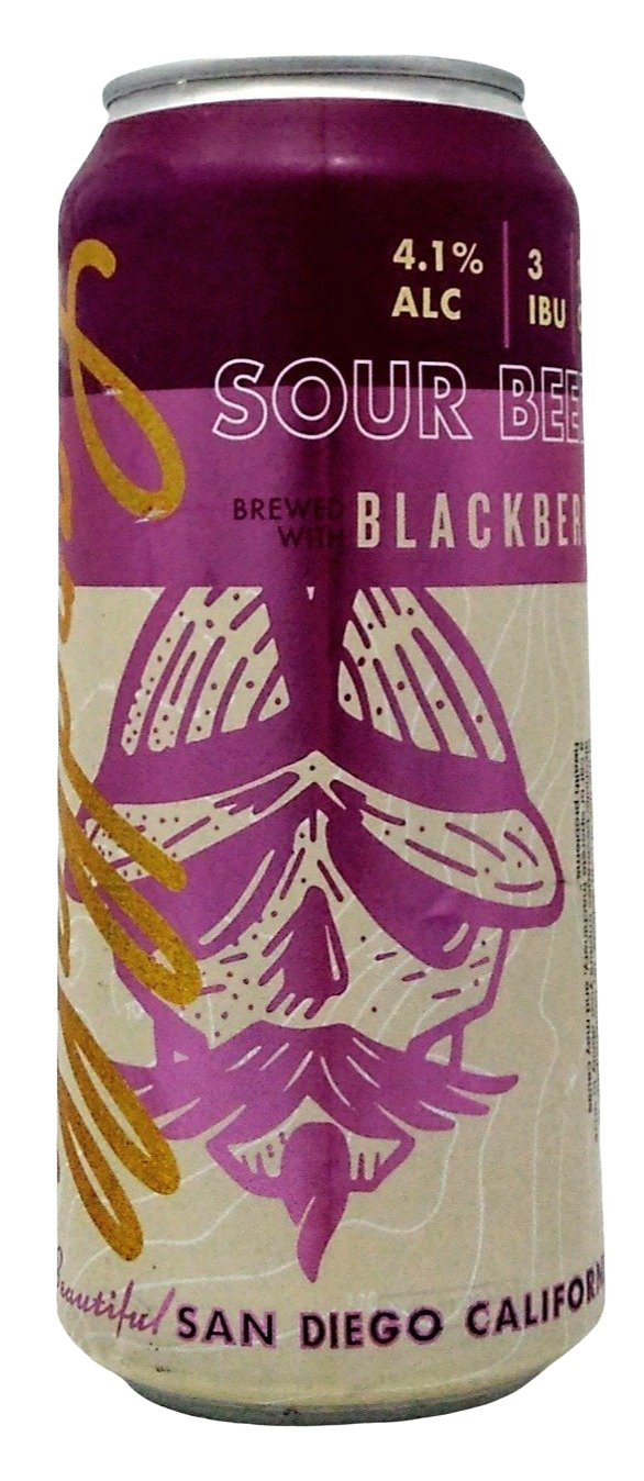 32 NORTH BREWING CO LANDFALL BLACKBERRY BERLINER WEISSE SOUR ALE 16oz can