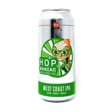 SILVA BREWING HOP MANIAC IPA 16oz can