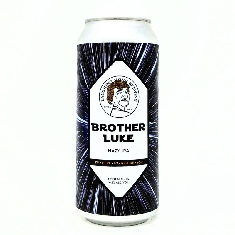 LAUGHING MONK BREWING BROTHER LUKE HAZY IPA 16oz can