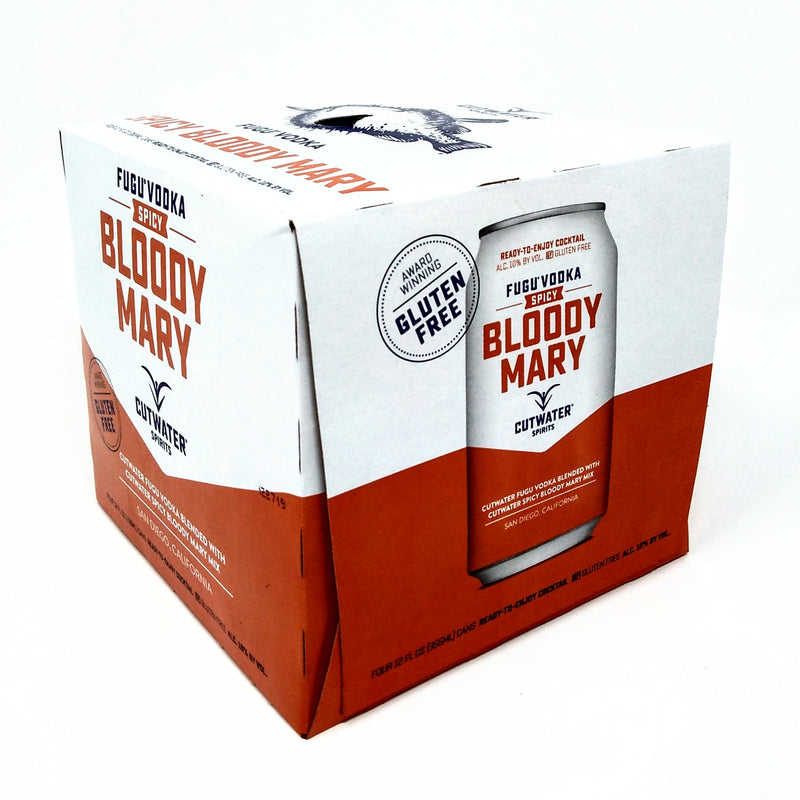 CUTWATER SPIRITS SPICY BLOODY MARY 4 PACK x 12oz cans