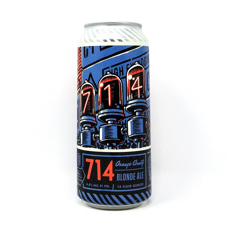 BOTTLE LOGIC BREWING 714 BLONDE ALE 16oz can
