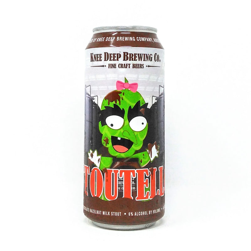 KNEE DEEP BREWING CO. STOUTELLA MILK STOUT 16oz can