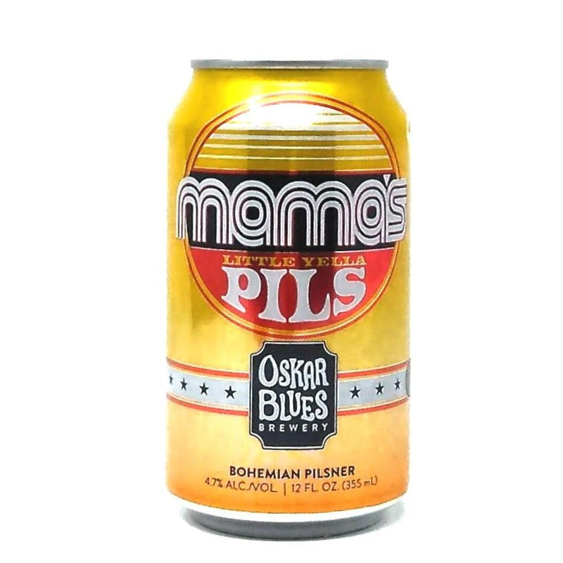OSKAR BLUES BREWERY MAMA'S LITTLE YELLA PILS BOHEMIAN PILSNER 12oz can