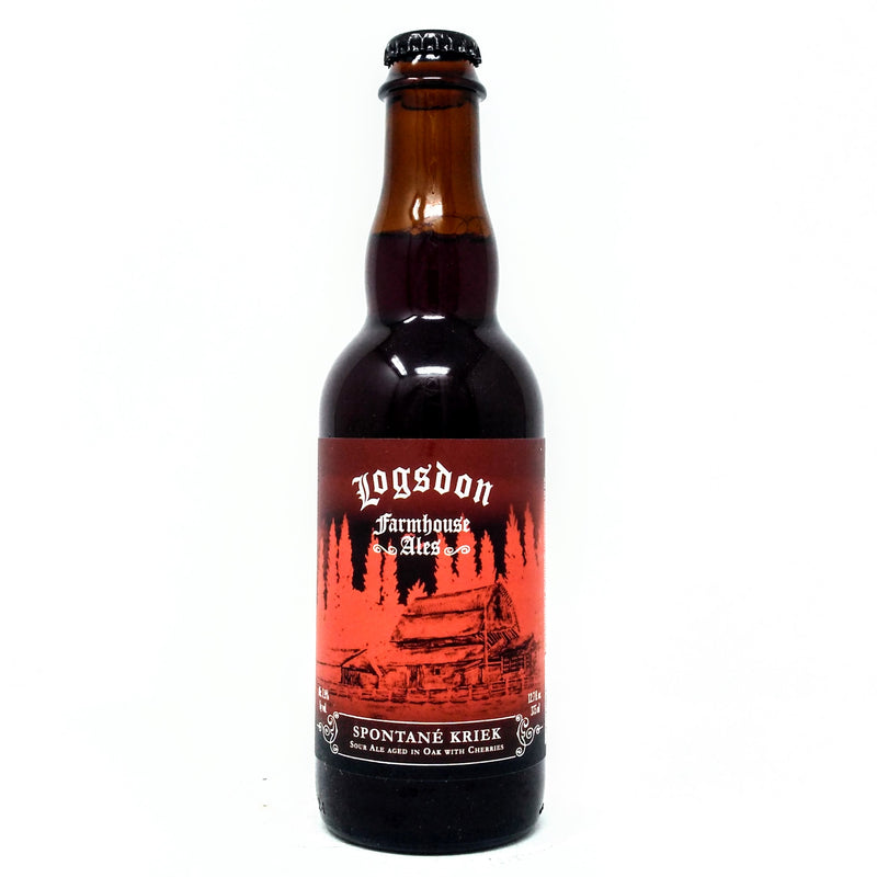 LOGSDON FARMHOUSE ALES SPONTANE KRIEK BA CHERRY SOUR ALE 375ml