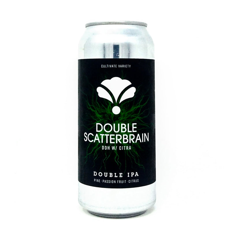 BEARDED IRIS BREWING DOUBLE SCATTERBRAIN DDH CITRA DOUBLE IPA 16oz can