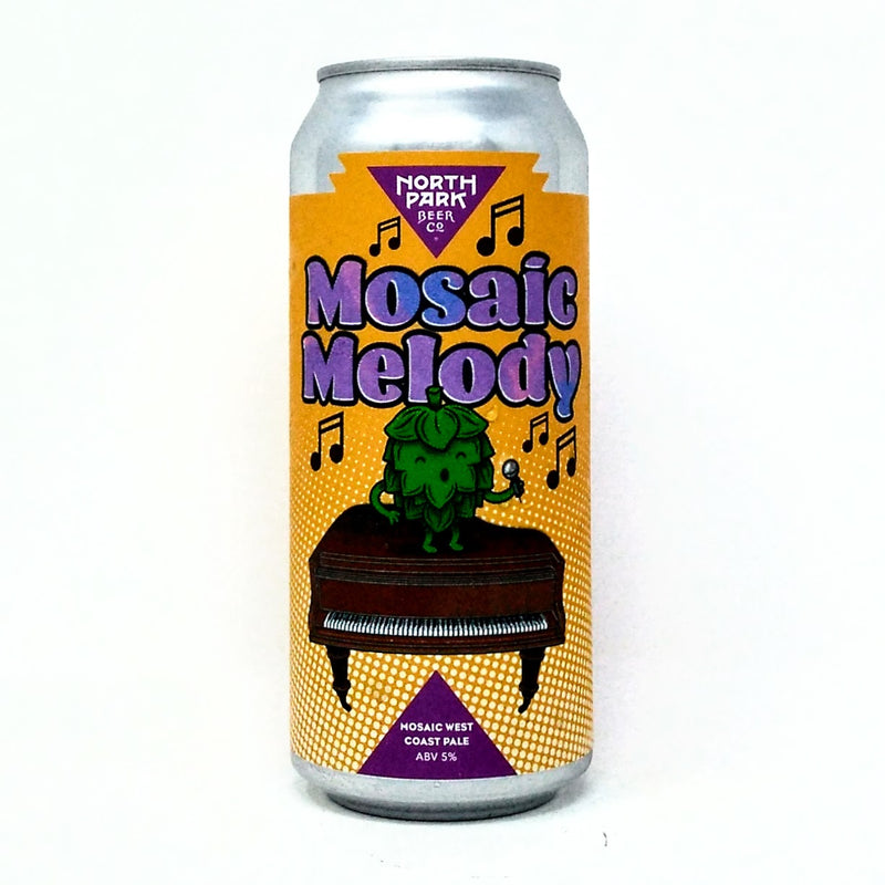 NORTH PARK BEER CO. MOSAIC MELODY MOSAIC WEST COAST PALE ALE 16oz can
