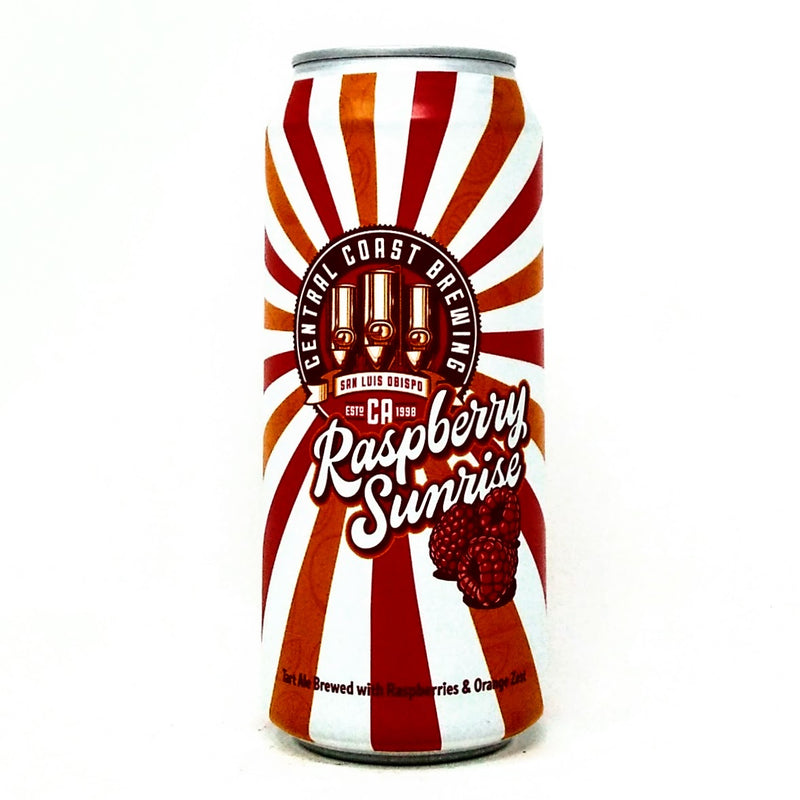 CENTRAL COAST BREWING RASPBERRY SUNRISE TART ALE 16oz can