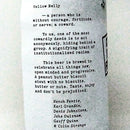 BUXTON BREWERY & OMNIPOLLO YELLOW BELLY CEASED DESISTED FINAL BATCH IMPERIAL STOUT 12oz (LIMIT 2)