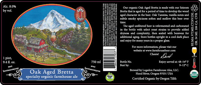 Logsdon Oak Aged Bretta LIMIT 2
