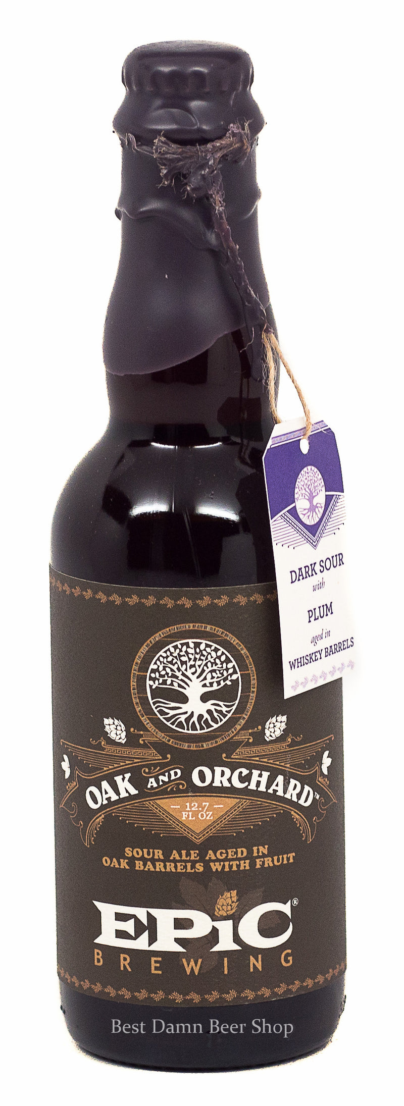 EPIC BREWING OAK AND ORACHARD DARK SOUR 375ML PLUM