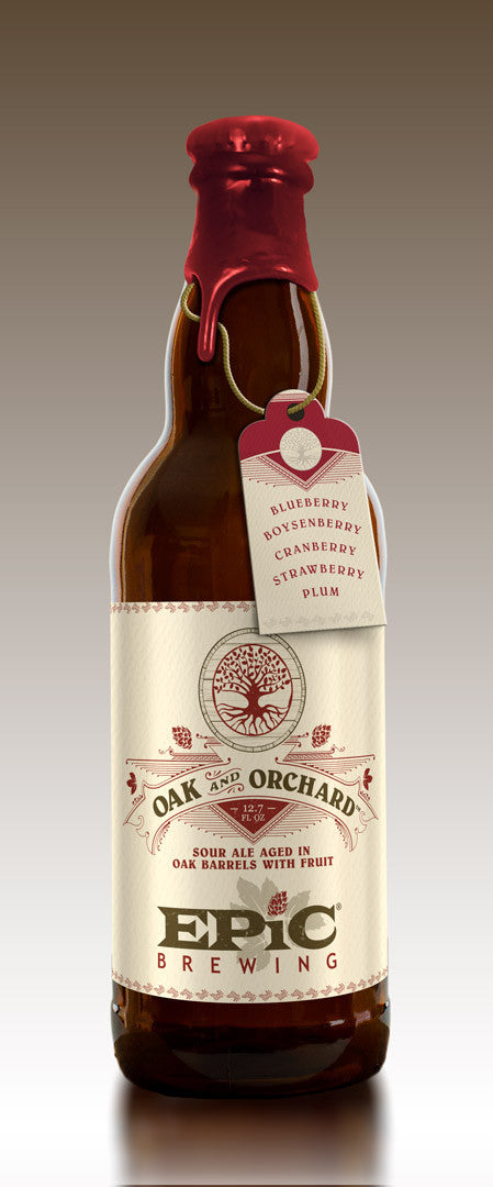 Epic brewing oak and orchard blueberry, boysenberry cranberry strawberry plum  375ml LIMIT 1