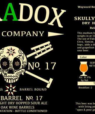 PARADOX SKULLY Barrel No. 17 500ML