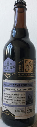 BOTTLE LOGIC BREWING 2018 PAISLEY CAVE COMPLEX BA IMPERIAL BLUEBERRY STOUT 500ml (LIMIT 1 PER PURCHASE)