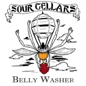 Sour Cellars Belly Washer-gold w/rasp and honey 750ml