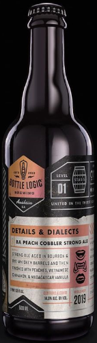 BOTTLE LOGIC BREWING 2019 BA PEACH COBBLER STRONG ALE 500ml (LIMIT 1 PER PURCHASE)