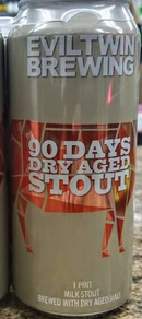 EVIL TWIN BREWING 90 DAYS DRY AGED MILK STOUT 16oz can