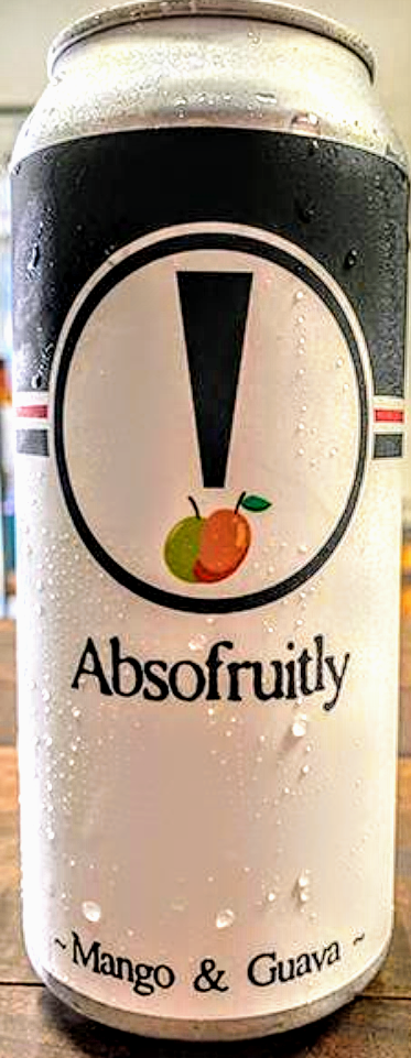 CHAPMAN CRAFTED BEER ABSOFRUITLY MANGO AND GUAVA BERLINER WEISSE SOUR ALE 16oz can