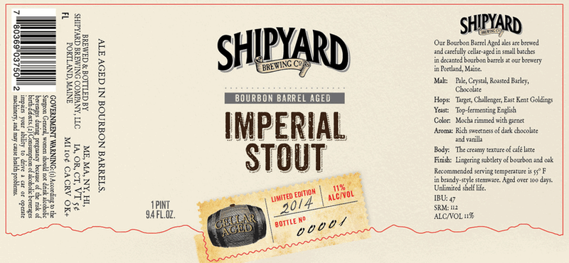 Shipyard Bourbon Barrel Aged Imperial Stout