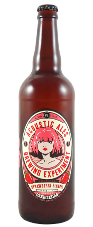Acoustic Ales Brewing Experiment Strawberry Blondie 22oz