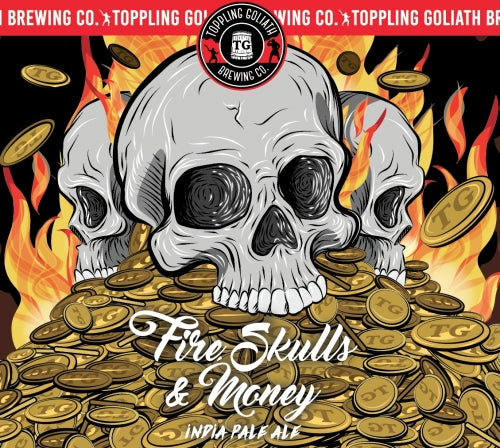 Toppling Goliath Fire, Skulls &amp; Money 16oz cans LIMIT 4 CANS
