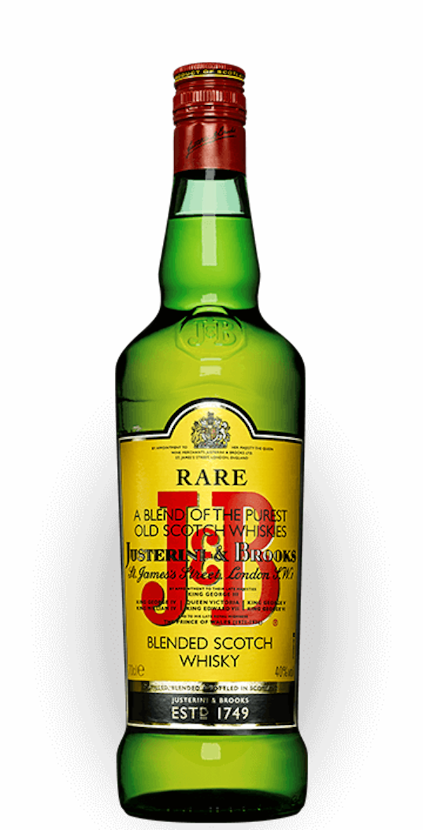 J & B BLENDED SCOTCH WHISKEY