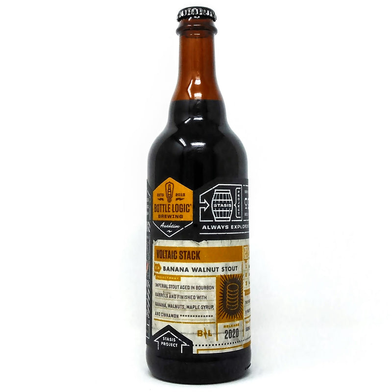 BOTTLE LOGIC BREWING 2020 VOLTAIC STACK BA  BANANA WALNUT IMPERIAL STOUT 500ml (LIMIT 1)