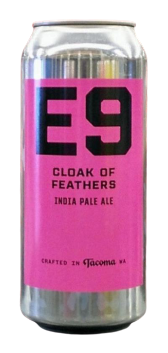 E9 BREWING CO. CLOAK OF FEATHERS IPA 16oz can