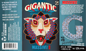 Gigantic Brewing Massive! Barleywine 222oz