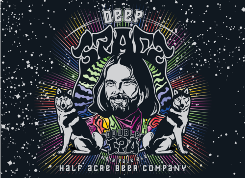 Half Acre Deep Space Double IPA 16oz cans