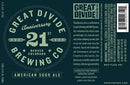 Great Divide 21st anniversary 750ml American sour