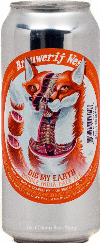 BROUWERIJ WEST BROUWERIJ WEST DIG MY EARTH DOUBLE IPA 16oz can