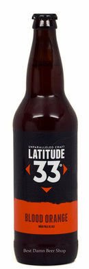 Latitude 33 Brewing Blood Orange IPA 22oz