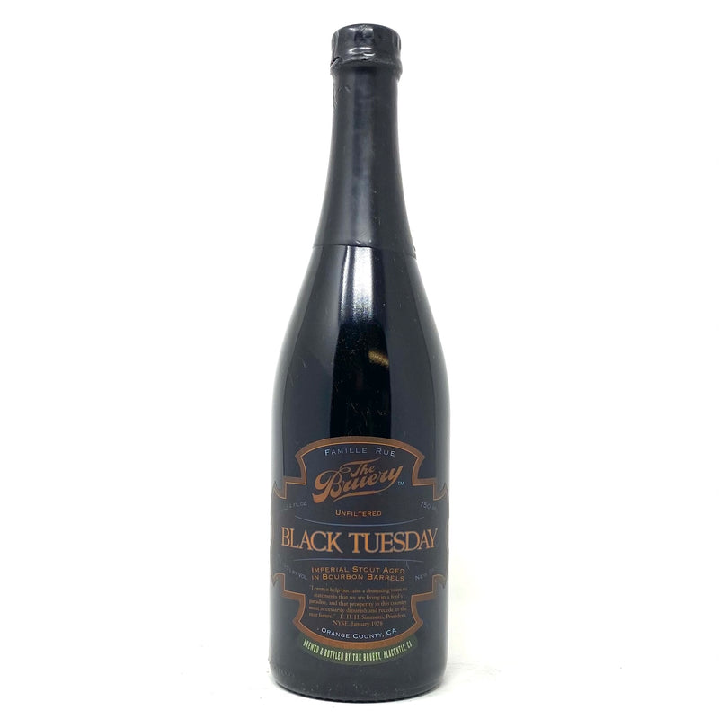 THE BRUERY 2011 BLACK TUESDAY B.B.A. IMPERIAL STOUT 750ml Bottle ***LIMIT 1 BLACK TUESDAY, ANY YEAR PER ORDER***