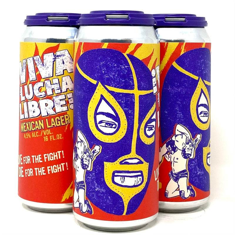 PAPERBACK VIVA LUCHA LIBRE! MEXICAN LAGER 16oz can