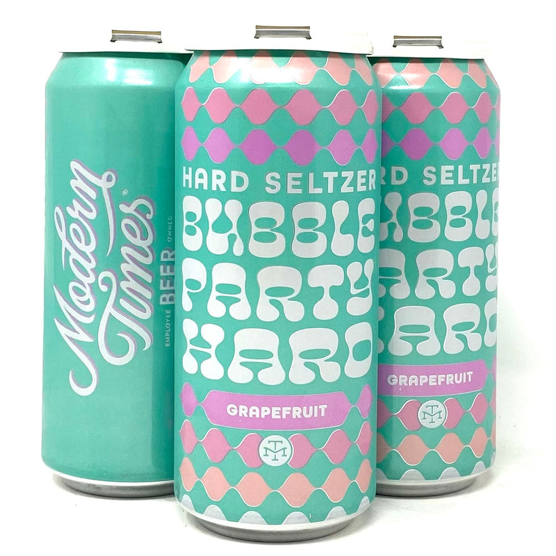 MODERN TIMES BUBBLE PARTY HARD GRAPEFRUIT SELTZER 16oz can